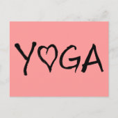 Het Hart van de yoga Briefkaart (Voorkant)