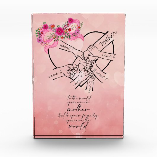 Het hart van een moeder: de liefde die een familie fotoblokken (Voorkant)