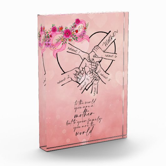 Het hart van een moeder: de liefde die een familie fotoblokken (Links)