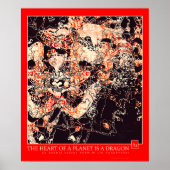 Het hart van een planeet is een draak, V. 2 Poster (Voorkant)