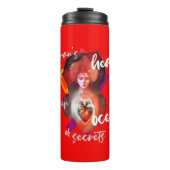 Het hart van een vrouw rood thermosbeker (Voorkant)