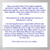 Het hart van een ware soldaat poster (Voorkant)