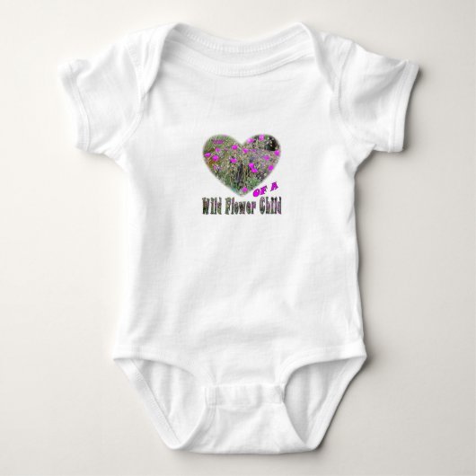 Het hart van een Wild Flower Child Romper (Voorkant)
