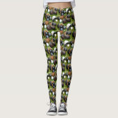 Het hart van gazon kommen: een fotocollage leggings (Voorkant)