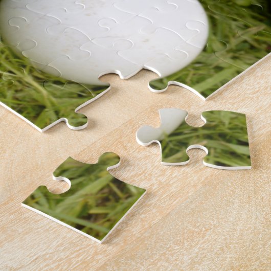 Het hart van gazon kommen: een fotocollage legpuzzel (Zijkant)