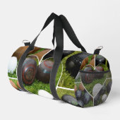 Het hart van gazon kommen: een fotocollage plunjezak (Rechterhoek)