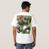 Het hart van gazon kommen: een  fotocollage t-shirt (Achterkant volledig)