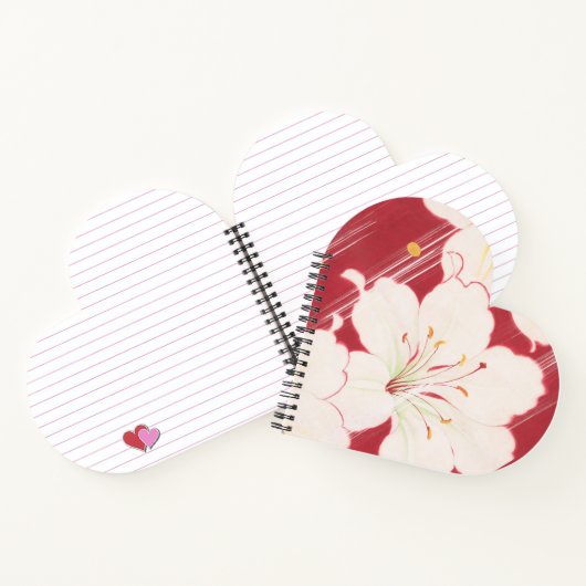 Het hart van Hana: een Crimson Bloom Journal Notitieboek (Binnen)