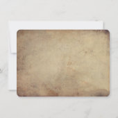 Het Hart van het Bindlint van het huwelijk sparen Save The Date (Achterkant)