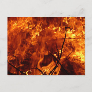 Het hart van het Briefkaart tegen brand