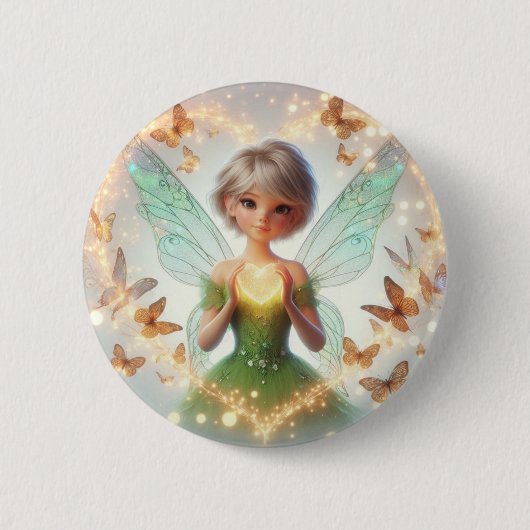 Het hart van het faelight ronde button 5,7 cm (Voorkant)