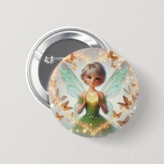 Het hart van het faelight ronde button 5,7 cm (Voorkant /achterkant)