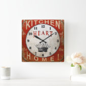 Het hart van het huis. vierkante klok (Huis)