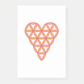 Het hart van het leven - Oranje/3D. Post-it® Notes (Voorkant)