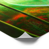 Het hart van het licht in een Poster van de Bosbou (Hoek)