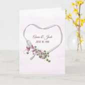 Het Hart van het Lint van het Jubileum met Namen Kaart (Gele Bloem)