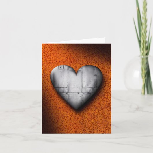 Het Hart van het Metaal van het blad op Van de Kaart (Voorkant)
