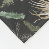 Het hart van het script schattig moderne multi-fot fleece deken (Hoek)