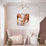 Het hart van het script schattig moderne multi-fot imitatie canvas print<br><div class="desc">Het hart van het manuscript schattig modern multi-foto beste vrienden triptycadeau</div>