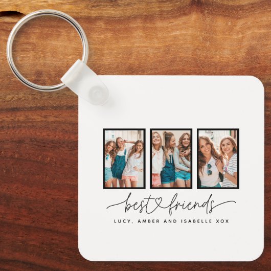 Het hart van het script schattig moderne multi-fot sleutelhanger (Voorkant)