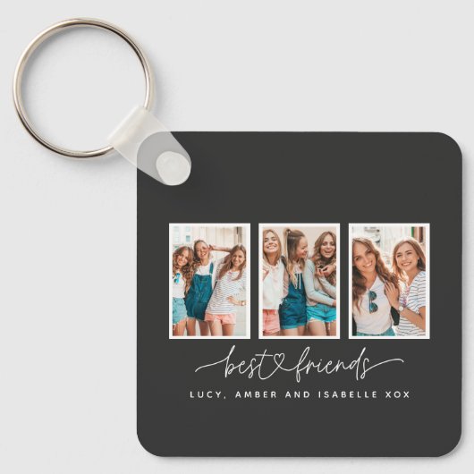 Het hart van het script schattig moderne multi-fot sleutelhanger (Voorkant)