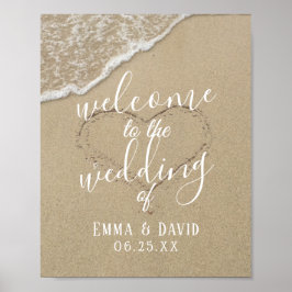 Het hart van het Zandbalhuwelijk is welkom Poster