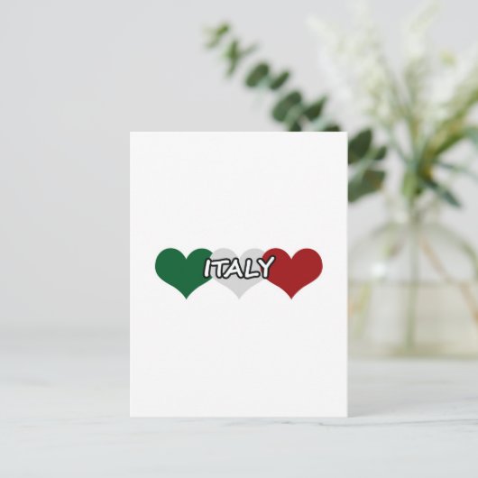 Het Hart van Italië Briefkaart (Staand voorkant)