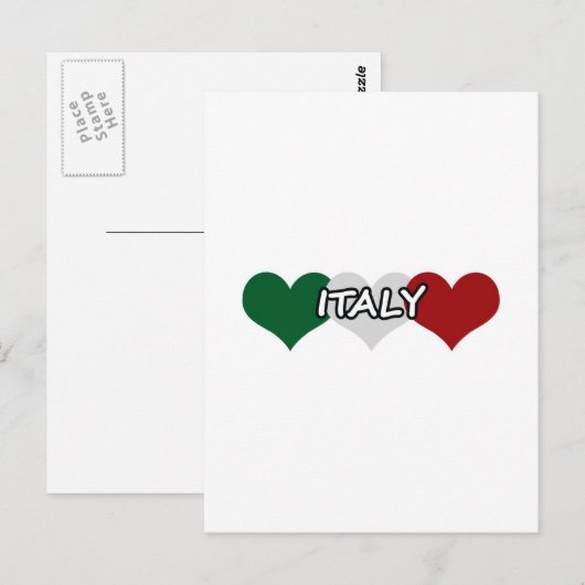 Het Hart van Italië Briefkaart (Voorkant / Achterkant)