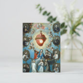 Het hart van Jezus door Juan Patricio Morlete Ruiz Briefkaart (Staand voorkant)