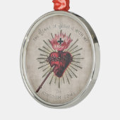 Het hart van Jezus Ornament (Links)