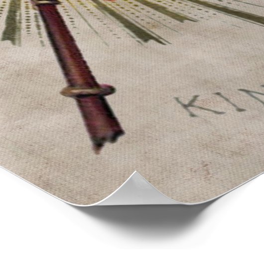 Het hart van Jezus Poster (Hoek)