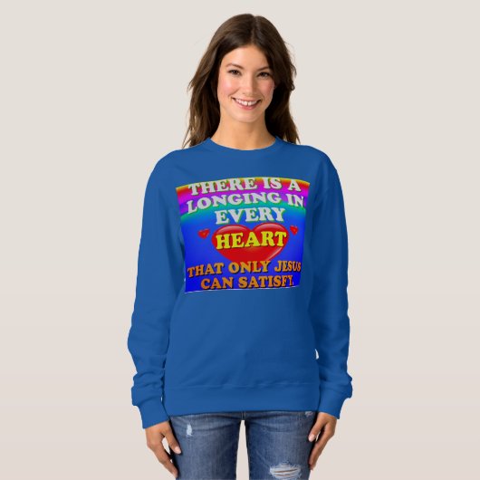 Het hart van Jezus's liefde groeit. Trui (Voorkant volledig)