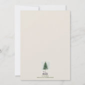 "Het hart van Kerstmis is Love" Green Heart Feestdagenkaart (Achterkant)