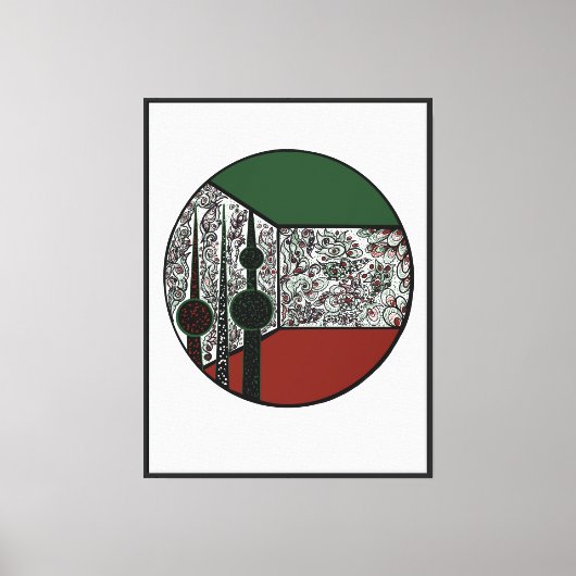 Het hart van Koeweit Canvas Afdruk (Voorkant)