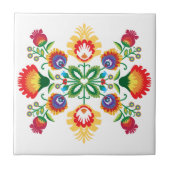 Het hart van Łowicz Tegeltje (Voorkant)