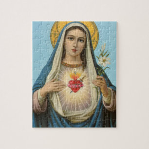 Het hart van Mary Our Lady Heilige Maria Moeder va Legpuzzel