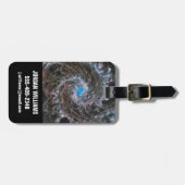 Het hart van Messier 74 Bagagelabel (Voorkant horizontaal)