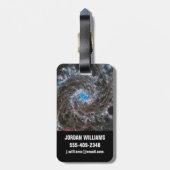 Het hart van Messier 74 Bagagelabel (Achterkant verticaal)