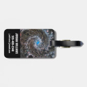 Het hart van Messier 74 Bagagelabel (Achterkant horizontaal)