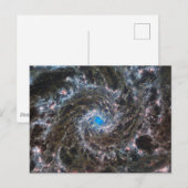 Het hart van Messier 74 Briefkaart (Voorkant / Achterkant)