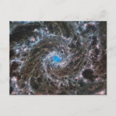 Het hart van Messier 74 Briefkaart (Voorkant)