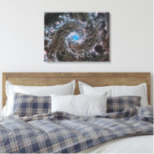 Het hart van Messier 74 Canvas Afdruk (Insitu (Slaapkamer))