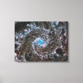 Het hart van Messier 74 Canvas Afdruk (Voorkant)