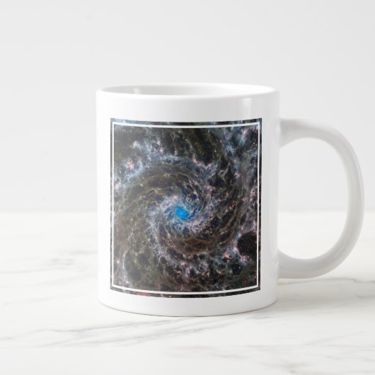 Het hart van Messier 74 Grote Koffiekop (Rechts)
