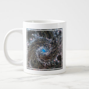 Het hart van Messier 74 Grote Koffiekop
