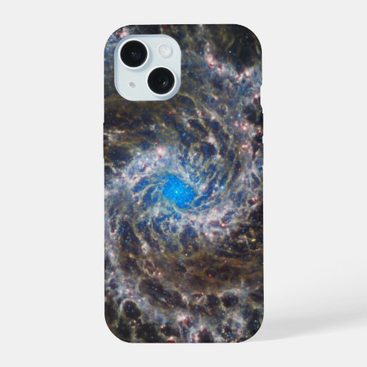 Het hart van Messier 74 iPhone 15 Case (Achterkant)
