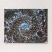 Het hart van Messier 74 Legpuzzel (Horizontaal)