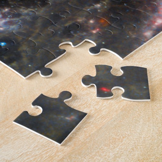 Het hart van Messier 74 Legpuzzel (Zijkant)