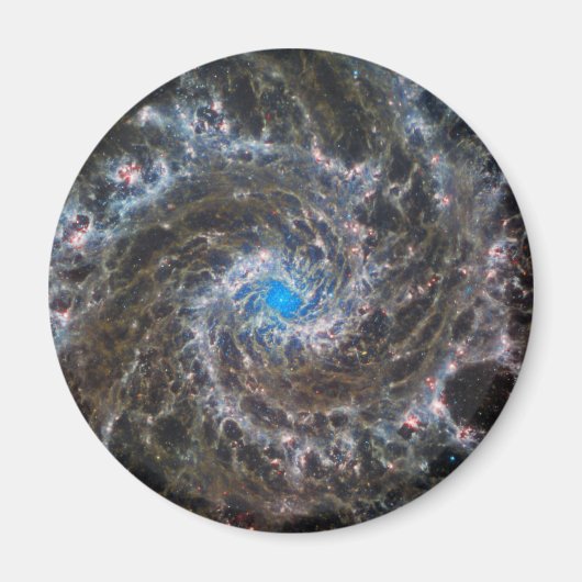 Het hart van Messier 74 Magneet (Voorkant)
