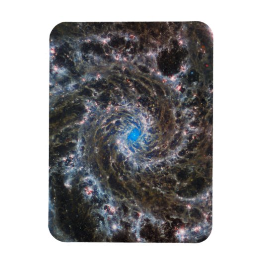 Het hart van Messier 74 Magneet (Verticaal)